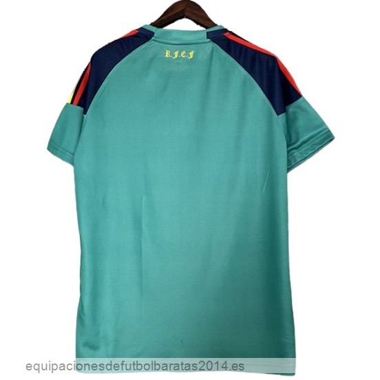 Nuevo Portero Camiseta Espana Retro 2010 Verde Baratas